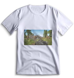 Футболка Top T-shirt Игра Serious Sam (Сирьес Сэм) 0052 белая 3XS