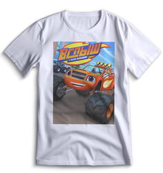 Футболка Top T-shirt Вспыш и чудо машинки 0075 белая XS