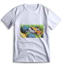 Футболка Top T-shirt Вспыш и чудо машинки 0030 белая XS