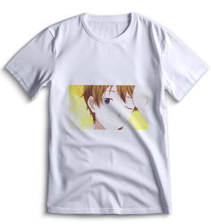 Футболка Top T-shirt Kaguya-Sama Love is War Сама в Любви как на Войне 0038 белая XL