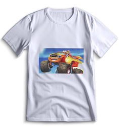 Футболка Top T-shirt Вспыш и чудо машинки 0080 белая XS