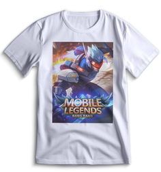 Футболка Top T-shirt Mobile Legends Bang Bang 0002 белая XL