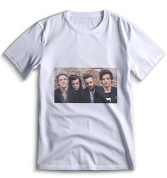 Футболка Top T-shirt One Direction (Ван Дирекшен) 0076 белая L