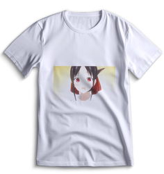 Футболка Top T-shirt Kaguya-Sama Love is War Кагуя Сама в Любви как на Войне 0153 белая M