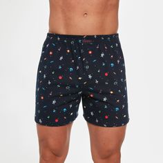 Трусы мужские CORNETTE 001/145 синие 4XL
