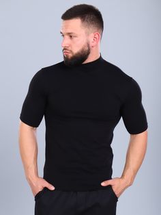 Футболка мужская Huracan T-SHIRT001 черная S