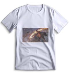 Футболка Top T-shirt Sekiro shadow die twice (Секиро, Япония, Соулс Лайк ) 0041 белая XXS