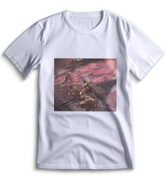 Футболка Top T-shirt Sekiro shadow die twice (Секиро, Япония, Соулс Лайк ) 0050 белая 3XS