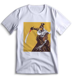 Футболка Top T-shirt Sekiro shadow die twice (Секиро, Япония, Соулс Лайк ) 0040 белая XS