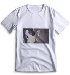 Футболка Top T-shirt Kaguya-Sama Love is War Сама в Любви как на Войне 0130 белая XXS