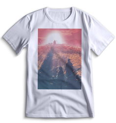 Футболка Top T-shirt Sekiro shadow die twice (Секиро, Япония, Соулс Лайк ) 0054 белая XXS