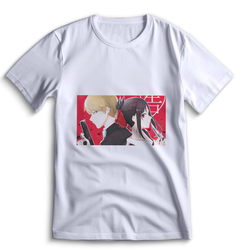 Футболка Top T-shirt Kaguya-Sama Love is War Сама в Любви как на Войне 0154 белая 3XS