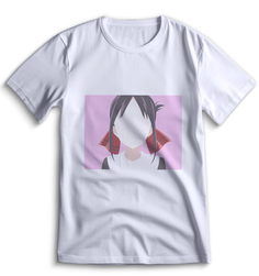 Футболка Top T-shirt Kaguya-Sama Love is War Сама в Любви как на Войне 0067 белая 3XS