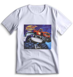 Футболка Top T-shirt Вспыш и чудо машинки 0031 белая M