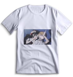 Футболка Top T-shirt Kaguya-Sama Love is War Кагуя Сама в Любви как на Войне 0147 белая L