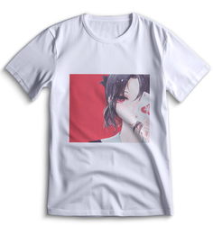 Футболка Top T-shirt Kaguya-Sama Love is War Сама в Любви как на Войне 0132 белая XXS