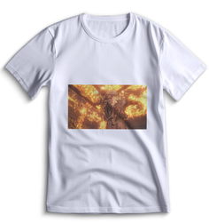 Футболка Top T-shirt Sekiro shadow die twice (Секиро, Япония, Соулс Лайк ) 0051 белая XL