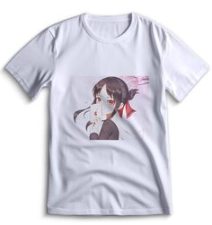 Футболка Top T-shirt Kaguya-Sama Love is War Сама в Любви как на Войне 0068 белая XXS