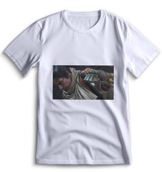 Футболка Top T-shirt Sekiro shadow die twice (Секиро, Япония, Соулс Лайк ) 0024 белая M