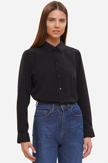 Рубашка женская Kanzler 3S-44WOS-11158-07 черная XL