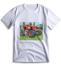Футболка Top T-shirt Вспыш и чудо машинки 0017 белая S