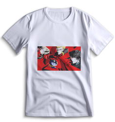 Футболка Top T-shirt Persona 5 (Персона 5) 0017 белая 3XS