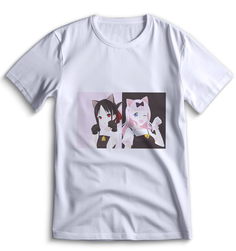 Футболка Top T-shirt Kaguya-Sama Love is War Кагуя Сама в Любви как на Войне 0131 белая L