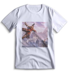 Футболка Top T-shirt Sekiro shadow die twice (Секиро, Япония, Соулс Лайк ) 0037 белая 3XS