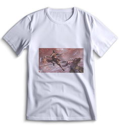 Футболка Top T-shirt Sekiro shadow die twice (Секиро, Япония, Соулс Лайк ) 0016 белая XL