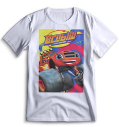 Футболка Top T-shirt Вспыш и чудо машинки 0059 белая S