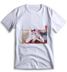 Футболка Top T-shirt Kaguya-Sama Love is War Кагуя Сама в Любви как на Войне 0046 белая L