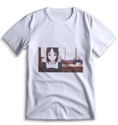 Футболка Top T-shirt Kaguya-Sama Love is War Сама в Любви как на Войне 0015 белая 3XS