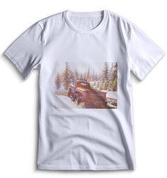 Футболка Top T-shirt Игра SnowRunner (Сноу раннер) 0048 белая S
