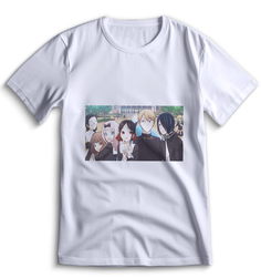 Футболка Top T-shirt Kaguya-Sama Love is War Сама в Любви как на Войне 0071 белая XXS