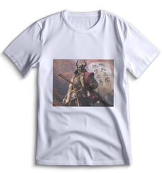 Футболка Top T-shirt Sekiro shadow die twice (Секиро, Япония, Соулс Лайк ) 0023 белая XXS