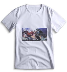 Футболка Top T-shirt Monster Hunter World (Монстер Хантер Ворлд) 0092 белая XL