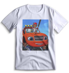 Футболка Top T-shirt Вспыш и чудо машинки 0007 белая XXS