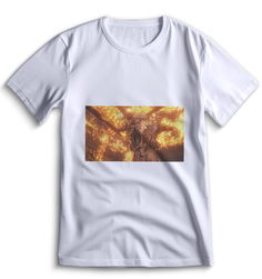Футболка Top T-shirt Sekiro shadow die twice (Секиро, Япония, Соулс Лайк ) 0051 белая L