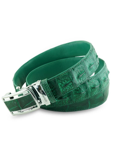 Ремень унисекс Exotic Leather rk-088 зеленый, 120 см