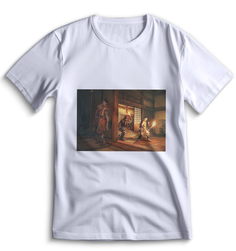 Футболка Top T-shirt Sekiro shadow die twice (Секиро, Япония, Соулс Лайк ) 0093 белая XXS