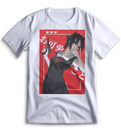 Футболка Top T-shirt Kaguya-Sama Love is War Сама в Любви как на Войне 0073 белая 3XS