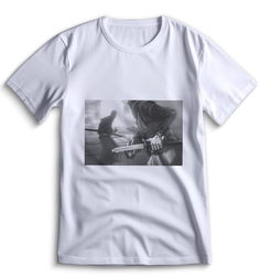 Футболка Top T-shirt Sekiro shadow die twice (Секиро, Япония, Соулс Лайк ) 0086 белая S