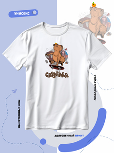 Футболка унисекс Smail-p 1000046 белая M