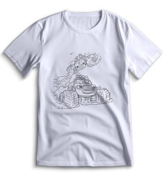Футболка Top T-shirt Вспыш и чудо машинки 0053 белая L