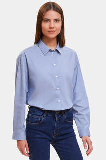 Рубашка женская Kanzler 3S-44WOS-11155-12 голубая L