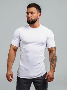 Футболка мужская Huracan H-SHIRT01 белая L