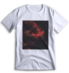 Футболка Top T-shirt Sekiro shadow die twice (Секиро, Япония, Соулс Лайк ) 0078 белая M