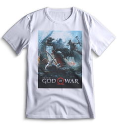 Футболка Top T-shirt God of war 0068 белая L