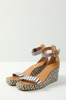 Эспадрильи женские GEOX D35UYE0ZB43 коричневые 37 RU