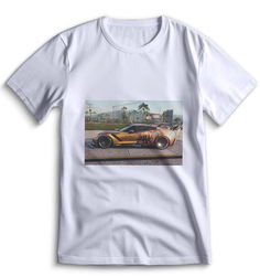 Футболка Top T-shirt NFS (Нид Фо Спид, Need for speed) 0007 белая XXS